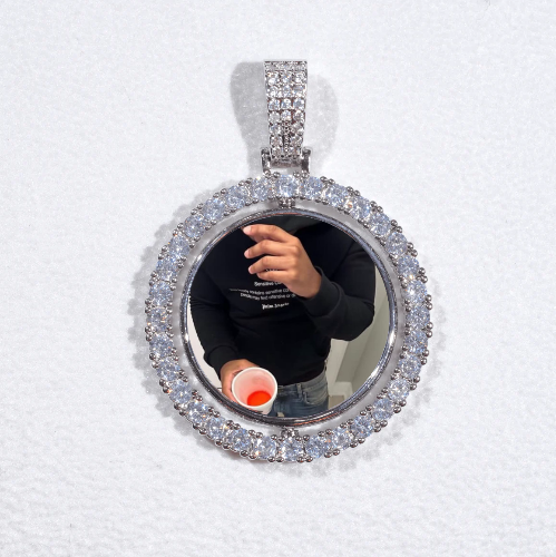 3D Spinning 2-Faced Custom Picture Pendant