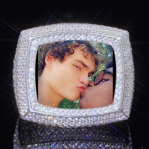 3D CUSTOM PICTURE ICED RING