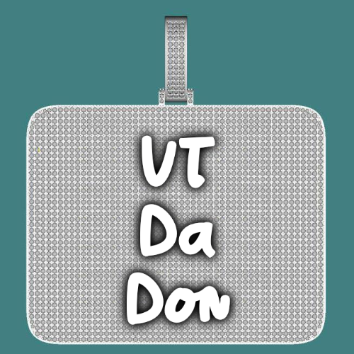 CUSTOM LETTER NECKLACE 3D BIG SQUARE