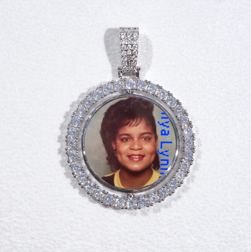 3D Spinning 2-Faced Custom Picture Pendant