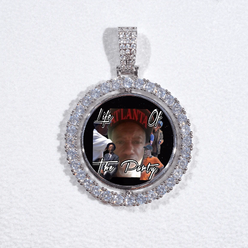 3D Spinning 2-Faced Custom Picture Pendant