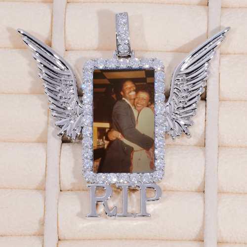 RIP WING 3D CUSTOM PICTURE PENDANT