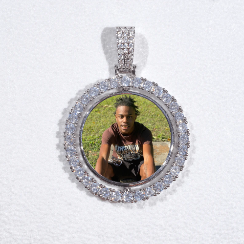 3D Spinning 2-Faced Custom Picture Pendant