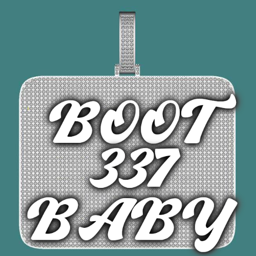 CUSTOM LETTER NECKLACE 3D BIG SQUARE