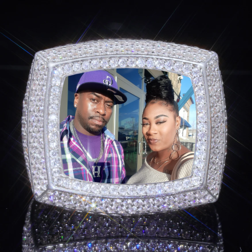 3D CUSTOM PICTURE ICED RING