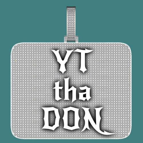CUSTOM LETTER NECKLACE 3D BIG SQUARE