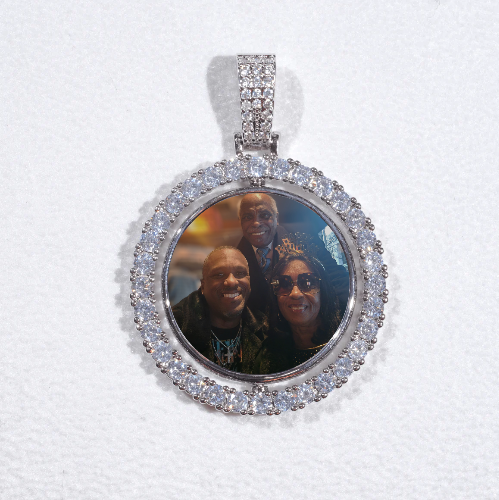 3D Spinning 2-Faced Custom Picture Pendant