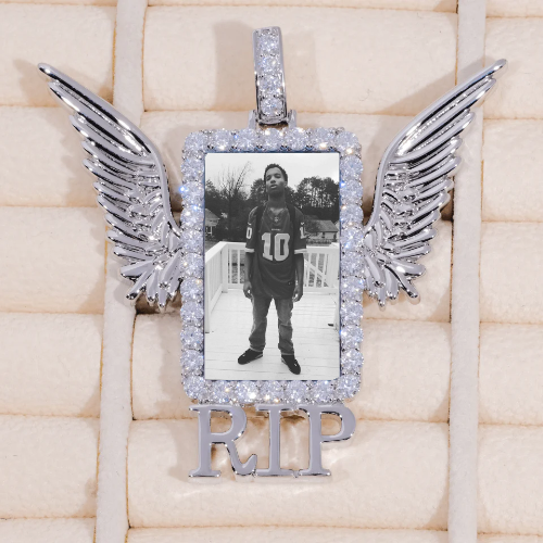 RIP WING 3D CUSTOM PICTURE PENDANT