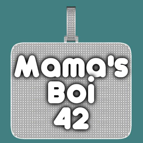 CUSTOM LETTER NECKLACE 3D BIG SQUARE