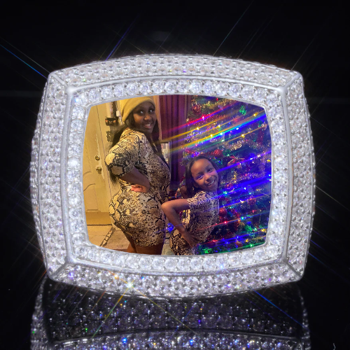 3D CUSTOM PICTURE ICED RING
