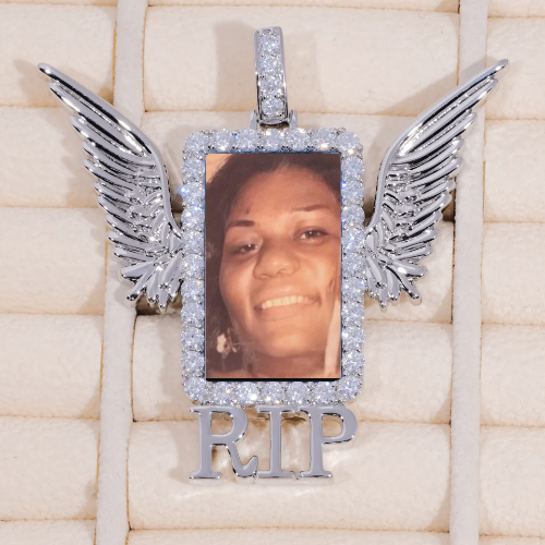 RIP WING 3D CUSTOM PICTURE PENDANT