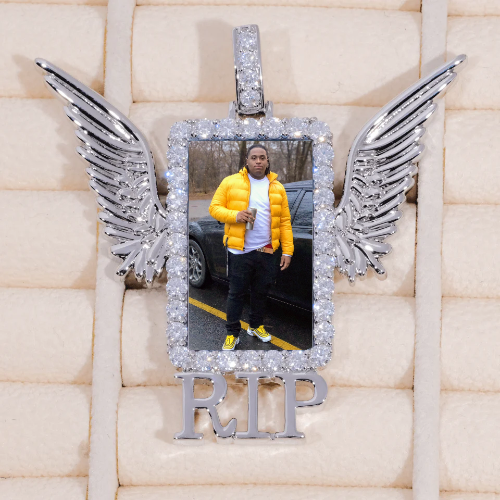 RIP WING 3D CUSTOM PICTURE PENDANT