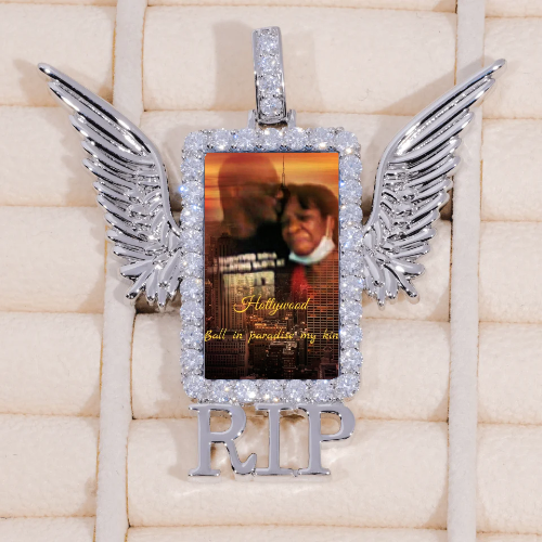 RIP WING 3D CUSTOM PICTURE PENDANT