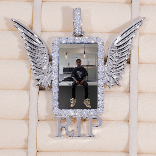 RIP WING 3D CUSTOM PICTURE PENDANT