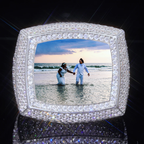 3D CUSTOM PICTURE ICED RING