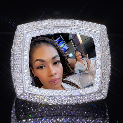 3D CUSTOM PICTURE ICED RING