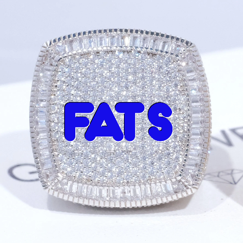 CUSTOM LETTER 3D ICED RING