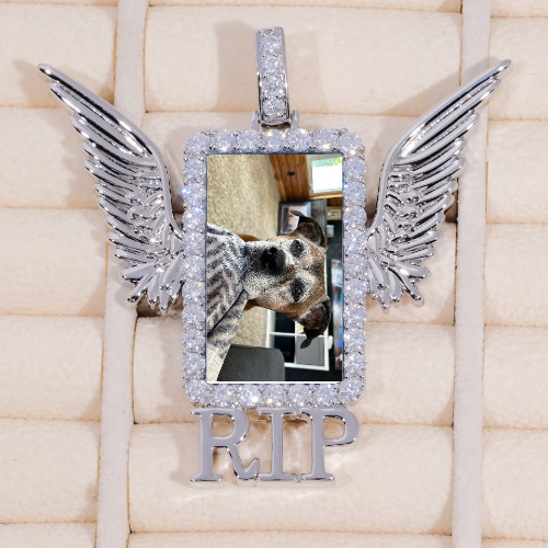 RIP WING 3D CUSTOM PICTURE PENDANT