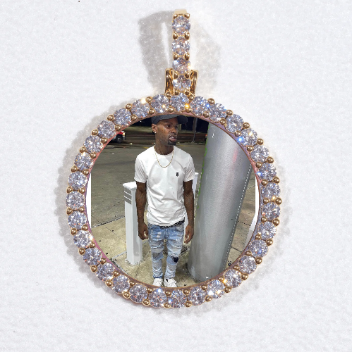 3D CIRCLE CUSTOM PICTURE PENDANT SMALL SIZE