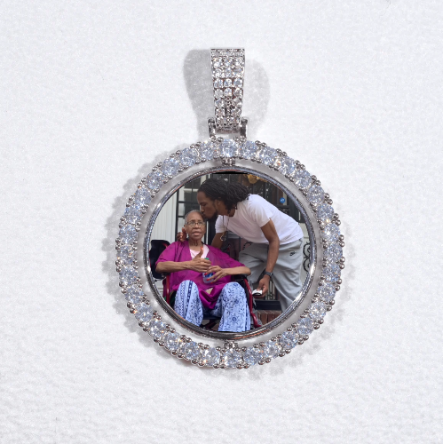 3D Spinning 2-Faced Custom Picture Pendant