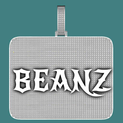 CUSTOM LETTER NECKLACE 3D BIG SQUARE