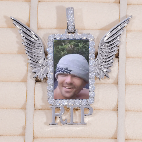 RIP WING 3D CUSTOM PICTURE PENDANT
