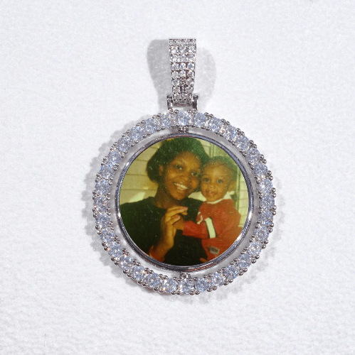 3D Spinning 2-Faced Custom Picture Pendant
