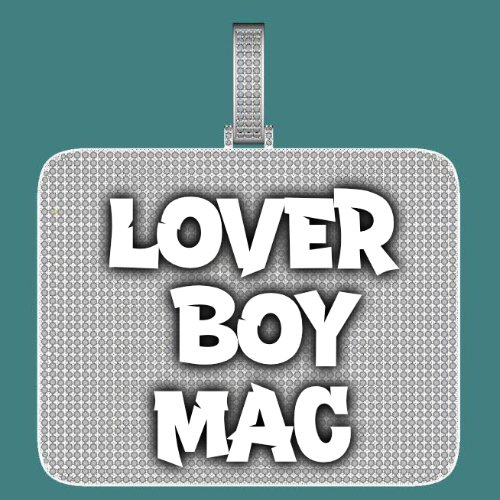 CUSTOM LETTER NECKLACE 3D BIG SQUARE