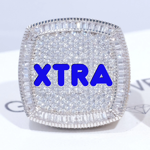 CUSTOM LETTER 3D ICED RING