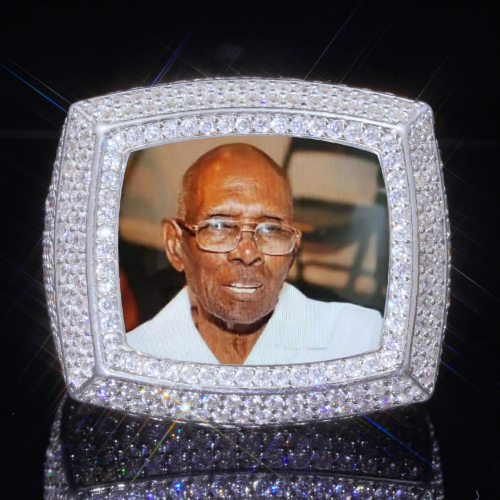 3D CUSTOM PICTURE ICED RING