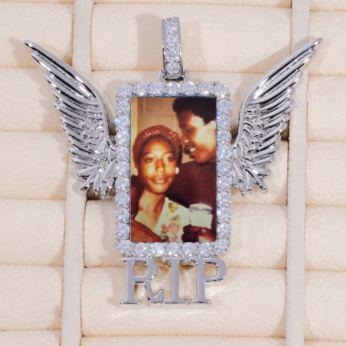 RIP WING 3D CUSTOM PICTURE PENDANT