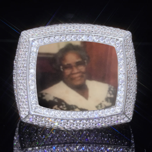 3D CUSTOM PICTURE ICED RING