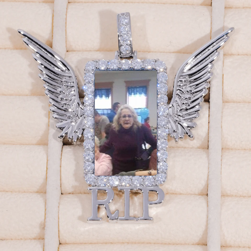 RIP WING 3D CUSTOM PICTURE PENDANT