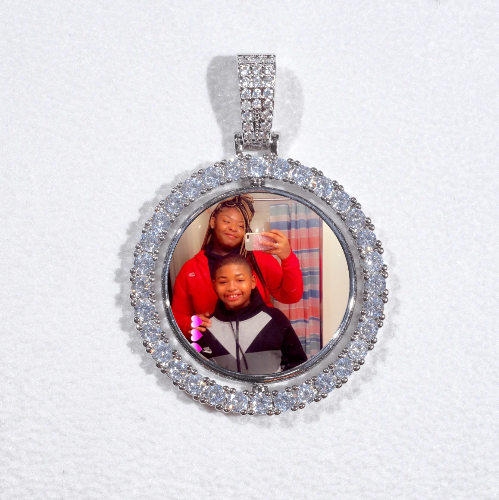 3D Spinning 2-Faced Custom Picture Pendant