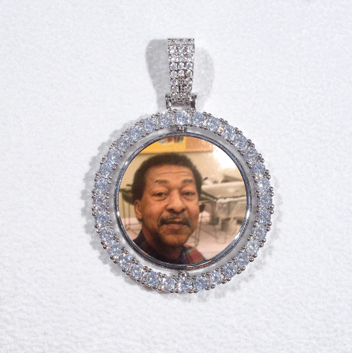 3D Spinning 2-Faced Custom Picture Pendant