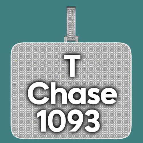 CUSTOM LETTER NECKLACE 3D BIG SQUARE