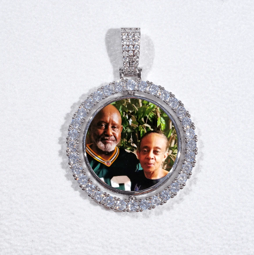 3D Spinning 2-Faced Custom Picture Pendant