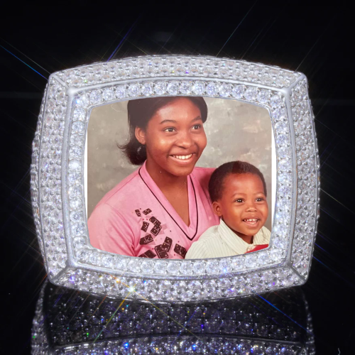 3D CUSTOM PICTURE ICED RING