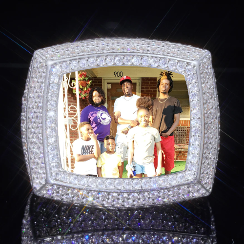 3D CUSTOM PICTURE ICED RING