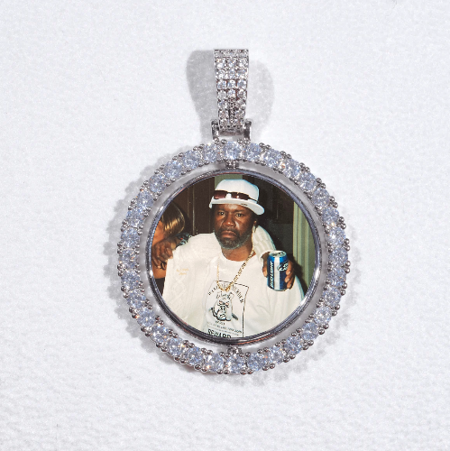 3D Spinning 2-Faced Custom Picture Pendant