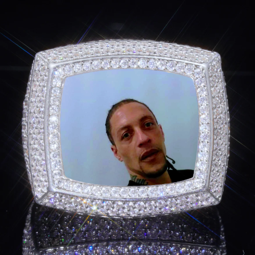 3D CUSTOM PICTURE ICED RING