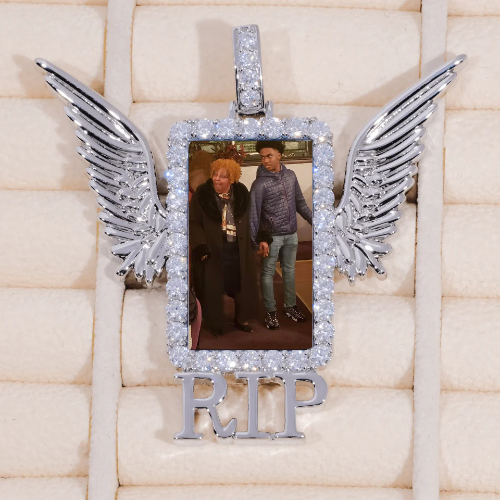 RIP WING 3D CUSTOM PICTURE PENDANT