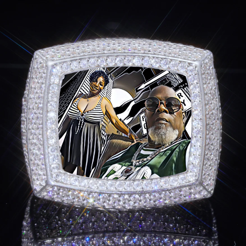 3D CUSTOM PICTURE ICED RING