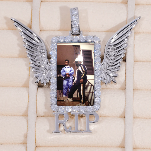RIP WING 3D CUSTOM PICTURE PENDANT