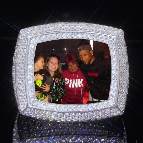 3D CUSTOM PICTURE ICED RING