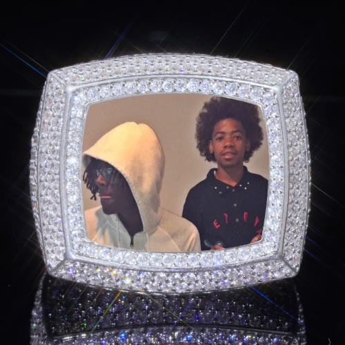 3D CUSTOM PICTURE ICED RING