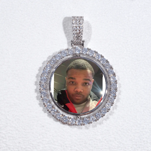 3D Spinning 2-Faced Custom Picture Pendant