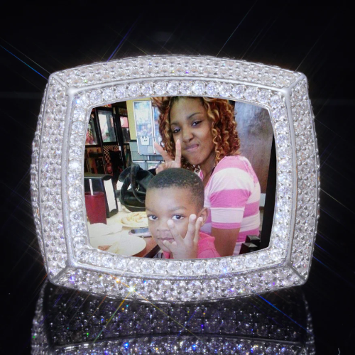 3D CUSTOM PICTURE ICED RING