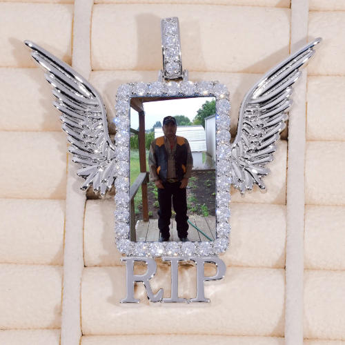 RIP WING 3D CUSTOM PICTURE PENDANT