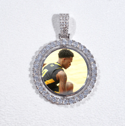 3D Spinning 2-Faced Custom Picture Pendant